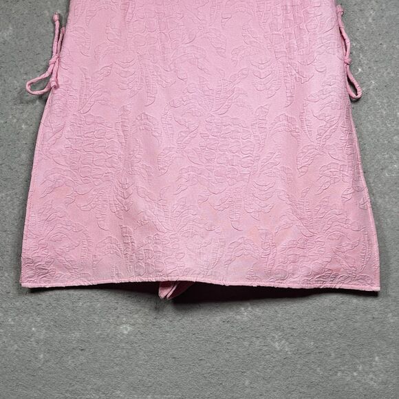 Lilly Pulitzer Zoya Ruffled Romper Womens Size 4 Pink Ruffle Sleeveless - Picture 4 of 15